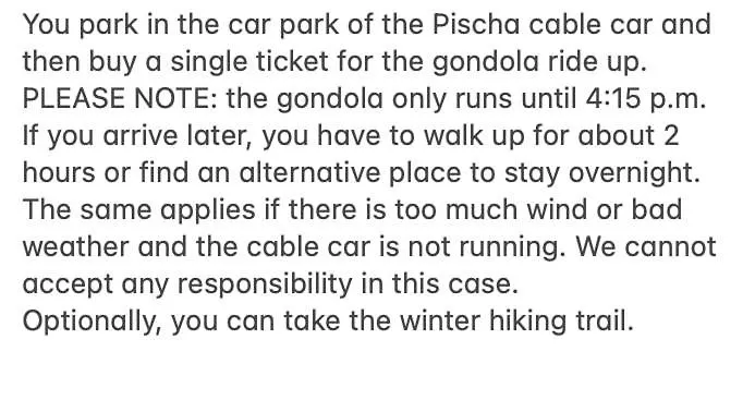 Otel Pischa Mountain *